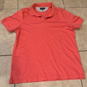 Banana Republic Orange Polo Shirt. Size: Large